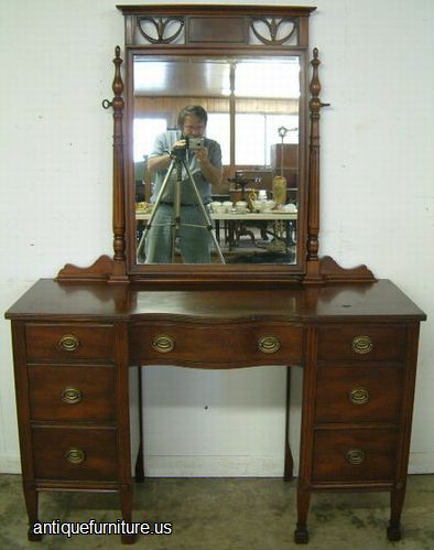 Antique Mahogany Vanity