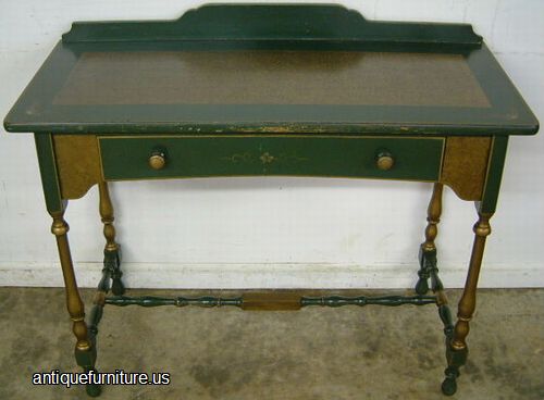 Antique Paint Decorated Ladies Desk