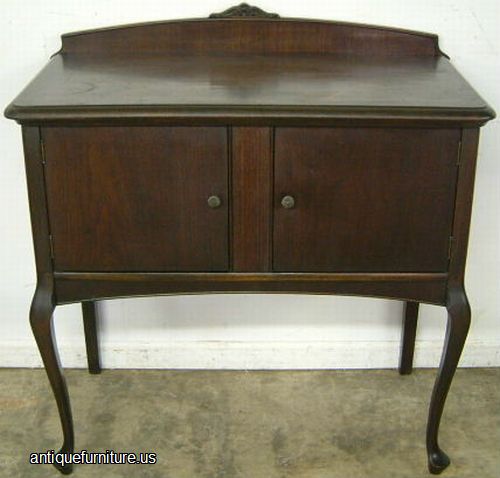 Antique Walnut 2 Door Server
