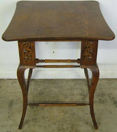 Antique Oak Lamp Table