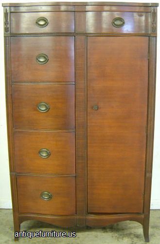 Antique Mahogany Chifforobe