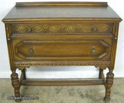 Antique Oak Server