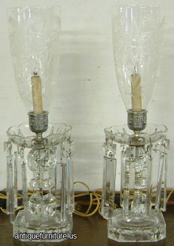 Antique Pair Lusters