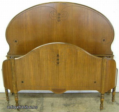 Antique Walnut Bed