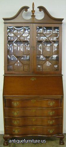 Antique Mahogany Governor Winthrop Desk