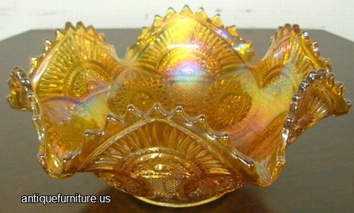 Antique Carnival Glass Bowl