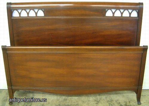 Antique Mahogany Bed