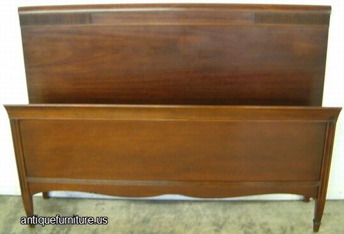 Antique Mahogany Bed