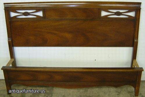 Antique Mahogany Bed