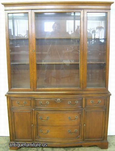 Antique Mahogany China Cabinet