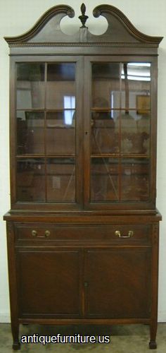 Antique Mahogany China Cabinet