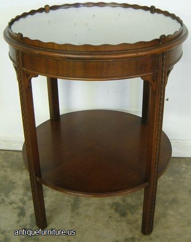 Antique Mahogany Lamp Table