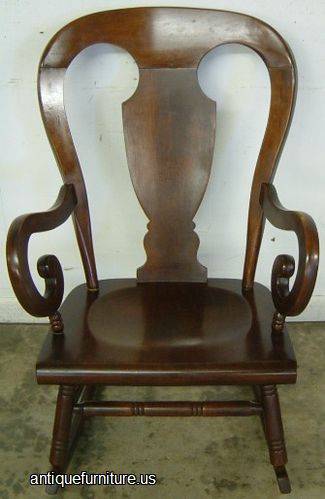 Antique Mahogany Rocker