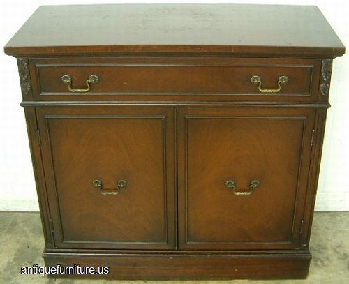 Antique Mahogany Server