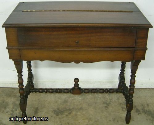 Antique Mahogany Spinet Desk