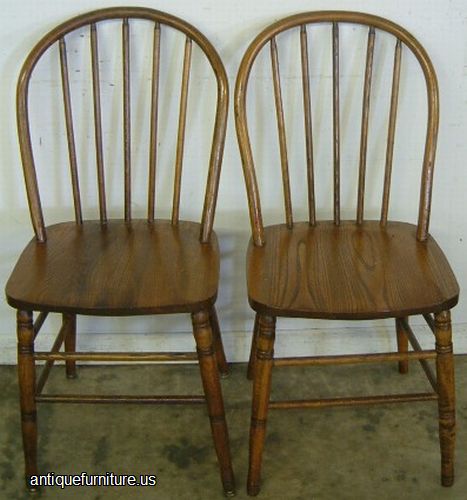 Antique Pair Bentwood Chairs
