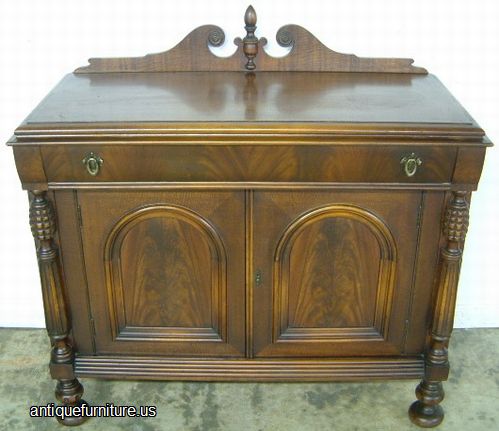 Antique Flame Mahogany Server