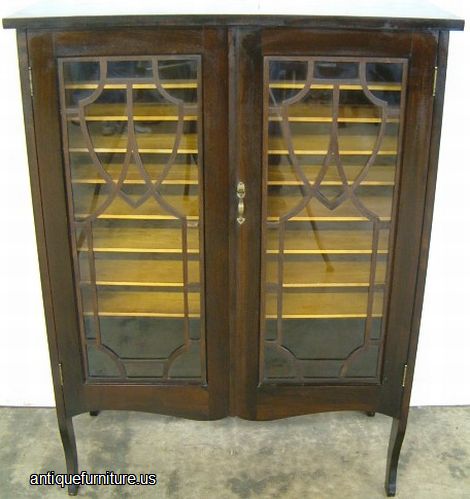 Antique Mahogany Sheet Music Cabinet