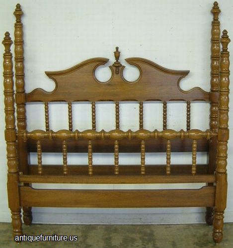 Antique Walnut Victorian Bed