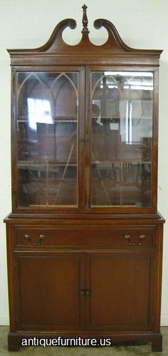 Antique Mahogany China Cabinet