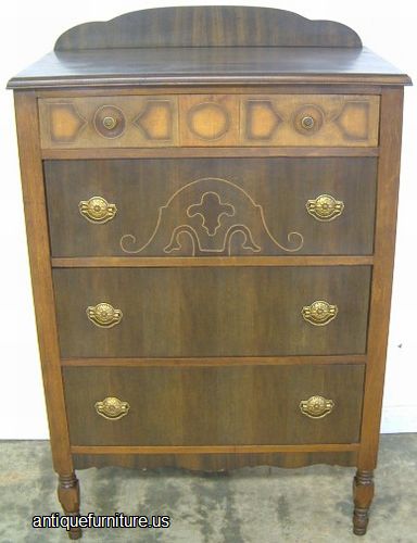 Antique Walnut Chest