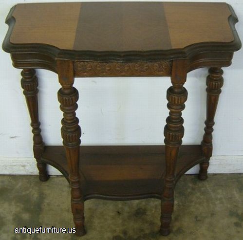 Antique Walnut Half Table