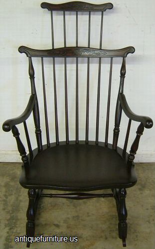 Antique Comb Back Rocking Chair