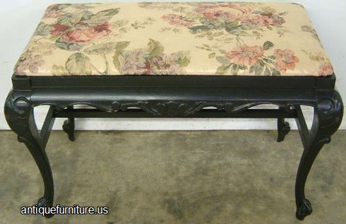 Antique French Style Vanity Bench