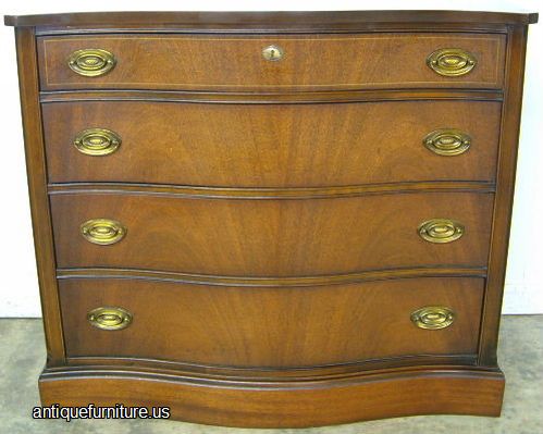 Antique Mahogany 4 Drawer Server