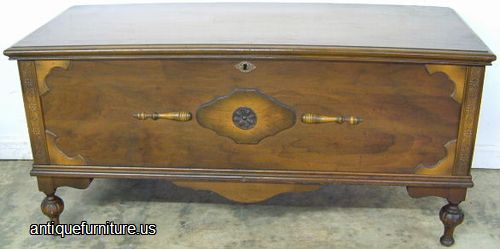 Antique Walnut Cedar Chest