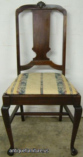 Antique Walnut Desk Chair