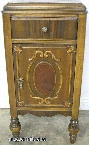 Antique Walnut Nightstand