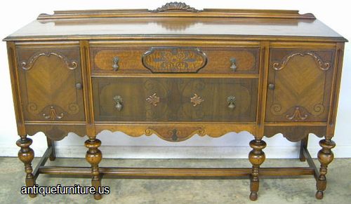 Antique Walnut Sideboard