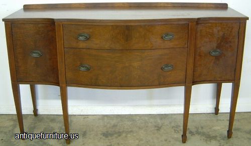 Antique Flame Mahogany Sideboard