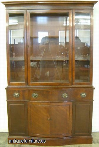 Antique Mahogany China Cabinet