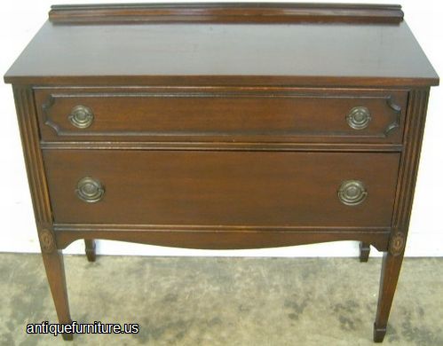 Antique Mahogany Server