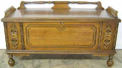 Antique Walnut Cedar Chest