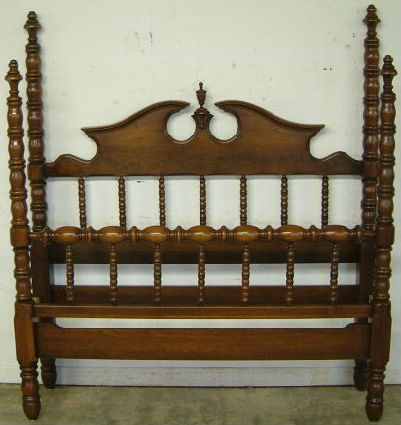 Antique Walnut Poster Bed