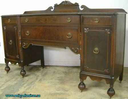 Antique Walnut Sideboard