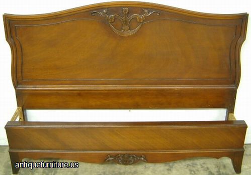 Antique Mahogany Bed