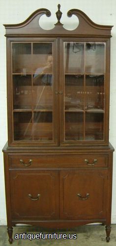 Antique Mahogany China Cabinet