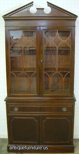 Antique Mahogany China Cabinet