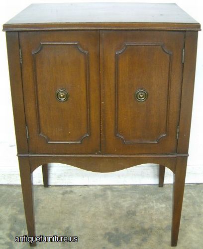 Antique Mahogany Record Cabinet