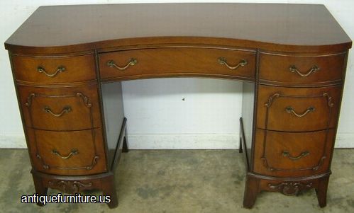 Antique Ornate Mahogany Vanity