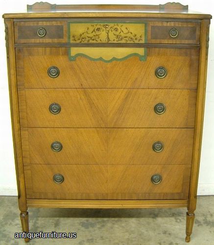 Antique Paint Decorated Chest