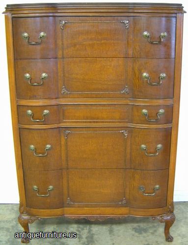 Antique Ornate Mahogany Chest