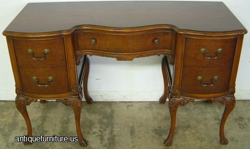 Antique Ornate Mahogany Vanity