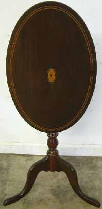 Antique Mahogany Tilt Top Table