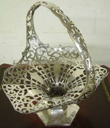 Antique Silverplate Basket