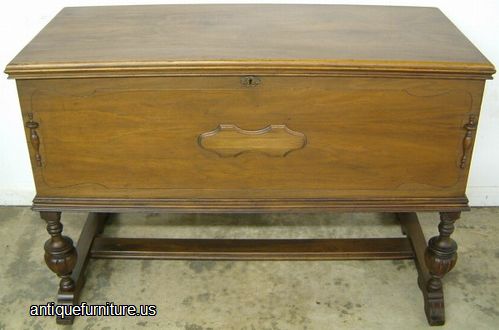 Antique Walnut Cedar Chest